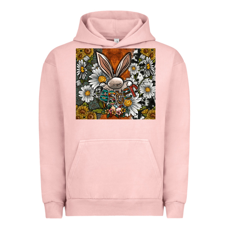 Bunny Easter Urban Hoodie by CowhideDigitalArt | Teevron