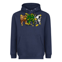 Navy St. Patrick's Day Dental Heavyweight Hoodie - OliviaCreatesArt