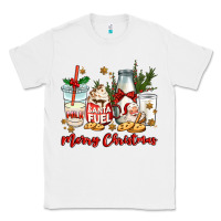 White santa fuel merry christmas Classic Tee - MaliasSmallBusiness