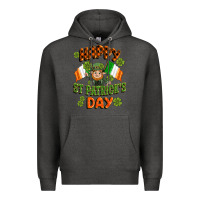 Charcoal Heather happy st patricks day Premium Hoodie - CowGirlArtShop