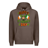 Coffee happy st patricks day Premium Hoodie - CowGirlArtShop