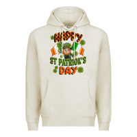 Oatmeal Heather happy st patricks day Premium Hoodie - CowGirlArtShop