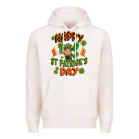 Pale Pink happy st patricks day Premium Hoodie - CowGirlArtShop