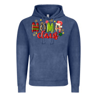 Vintage Denim mama claus Vintage Hoodie - MaliasSmallBusiness