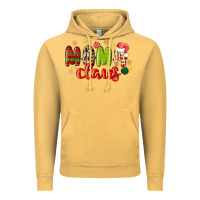 Vintage Mustard mama claus Vintage Hoodie - MaliasSmallBusiness