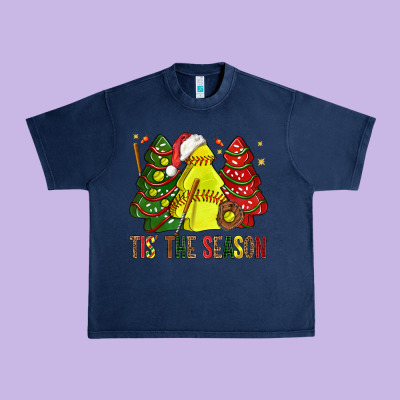Tis' The Season Softball Christmas Cakes Bbs Urban Heavy Tee Designed By Bundleandbundleshop
