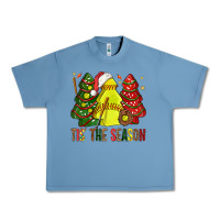 Pebble Blue tis' the season softball christmas cakes bbs Urban Heavy Tee - BundleAndBundleShop