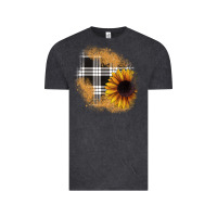 Vintage Black sunflower christmas patch Vintage Tee - JahusDesignShop