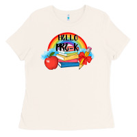 Bone back to school hello pre k Ladies Tee - AdoDesignShop