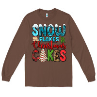 Chestnut snow flakes and Christmas cakes Long Sleeve Tee - Jasminsmagicworld