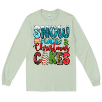 Matcha snow flakes and Christmas cakes Long Sleeve Tee - Jasminsmagicworld
