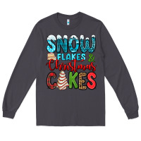 Smoke snow flakes and Christmas cakes Long Sleeve Tee - Jasminsmagicworld