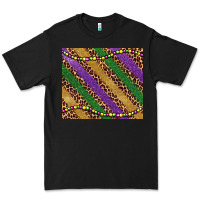 Black mardi gras leopard glitter bead Premium Tee - BarkalooDesign