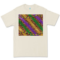 Bone mardi gras leopard glitter bead Premium Tee - BarkalooDesign