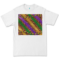 White mardi gras leopard glitter bead Premium Tee - BarkalooDesign