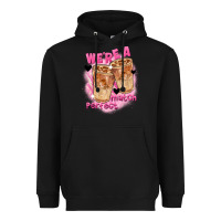 Black We're a perfect match Valentine's Day Heavyweight Hoodie - FaDigitalArtStudio