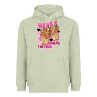 We're A Perfect Match Valentine's Day Heavyweight Hoodie | Teevron