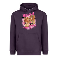 Plum We're a perfect match Valentine's Day Heavyweight Hoodie - FaDigitalArtStudio