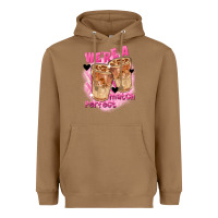 Toasted Coconut We're a perfect match Valentine's Day Heavyweight Hoodie - FaDigitalArtStudio
