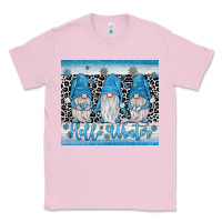 Bubblegum Pink hello winter gnome Classic Tee - JahusDesignShop