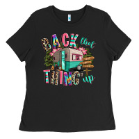 Black back that thing up camping Ladies Tee - RanaPortraitStore