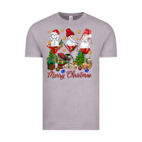 Vintage Zinc Merry Christmas wine and cocktails Vintage Tee - NancyCooperArtShop