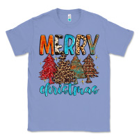 Colony Blue merry christmas trees Classic Tee - MaliasSmallBusiness
