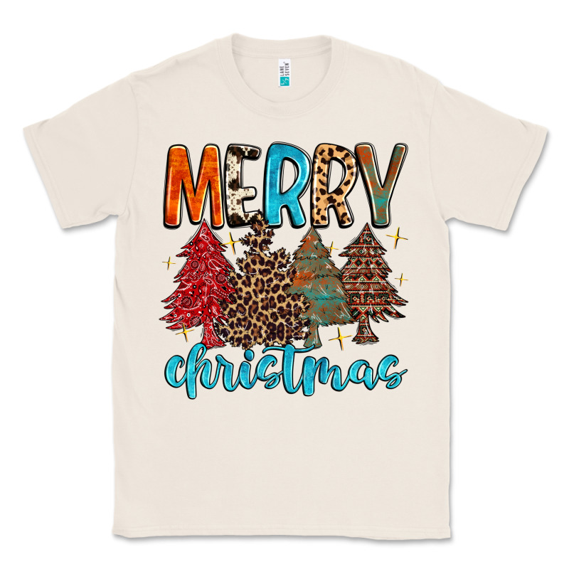 Merry Christmas Trees Classic Tee by MaliasSmallBusiness | Teevron