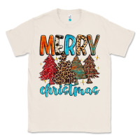 Natural merry christmas trees Classic Tee - MaliasSmallBusiness