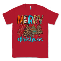 Red merry christmas trees Classic Tee - MaliasSmallBusiness