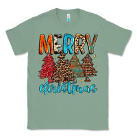 Sage merry christmas trees Classic Tee - MaliasSmallBusiness