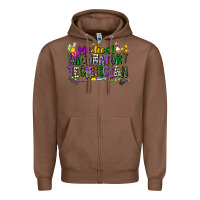 Chestnut medical laboratory technician mardi gras Zipper Hoodie - CowGirlArtShop