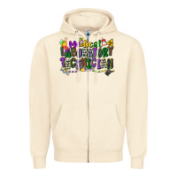 Sandshell medical laboratory technician mardi gras Zipper Hoodie - CowGirlArtShop