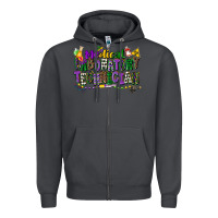 Smoke medical laboratory technician mardi gras Zipper Hoodie - CowGirlArtShop