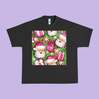 Christmas Santa Claus And Gift Box Seamless Pattern Bbs Urban Heavy Tee Designed By Bundleandbundleshop