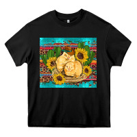 Black western chicks coop animals sunflowers cactus serape leopard turquoise Heavy Core Tee - Artiststas