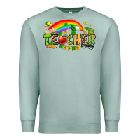 Seafoam St. Patrick's Day Teacher Premium Sweatshirt - OliviaCreatesArt
