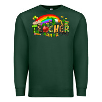Sports Green St. Patrick's Day Teacher Premium Sweatshirt - OliviaCreatesArt