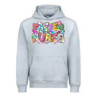 Heather Grey Easter Nurse Urban Hoodie - CowhideDigitalArt