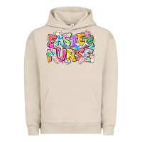Pigment French Oak Easter Nurse Urban Hoodie - CowhideDigitalArt
