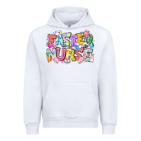 White Easter Nurse Urban Hoodie - CowhideDigitalArt