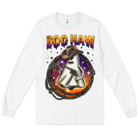White boo haw Long Sleeve Tee - BarkalooDesign