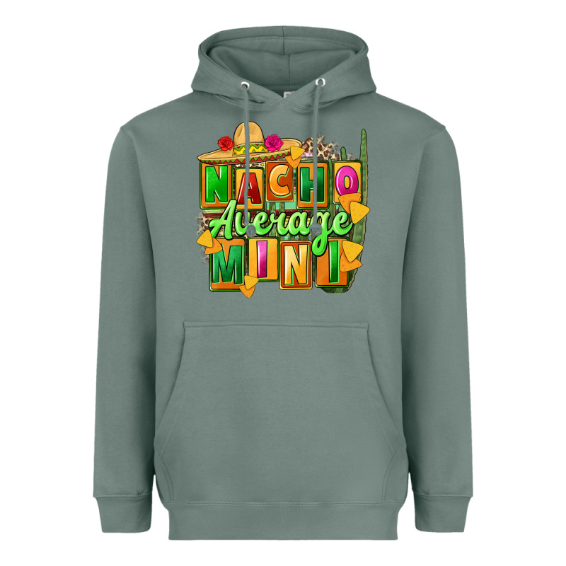 Nacho Average Mini Heavyweight Hoodie by FaDigitalArtStudio | Teevron