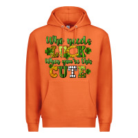 Carrot Who needs luck when you're this cute St. Patrick's Premium Hoodie - CowGirlArtShop