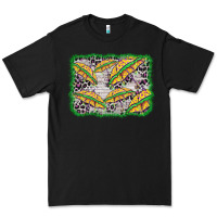 Black mardi gras umbrella background Premium Tee - BarkalooDesign