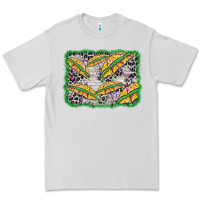 Dove Grey mardi gras umbrella background Premium Tee - BarkalooDesign