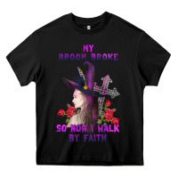 Black my broom broke Heavy Core Tee - AdoDesignShop