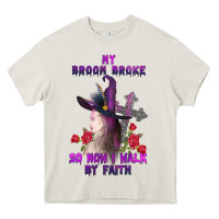 Cream my broom broke Heavy Core Tee - AdoDesignShop