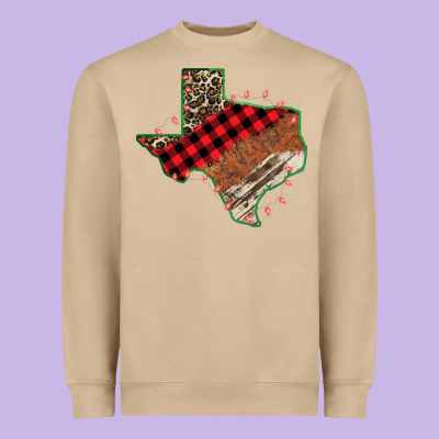 Christmas Texas Heavyweight Sweatshirt Designed By Bettercallsaul