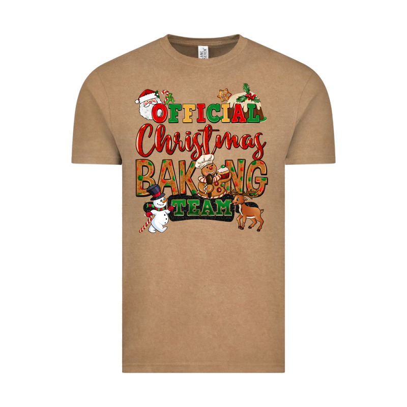 Official Christmas Baking Team Vintage Tee by NancyCooperArtShop | Teevron